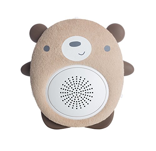 WavHello SoundBub, White Noise Machine and Bluetooth Speaker | Portable and Rechargeable Baby Sleep Sound Soother – Benji The Bear, Brown