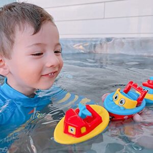 3 Bees & Me Bath Toys for Boys and Girls - Magnet Boat Set for Toddlers & Kids - Fun & Educational