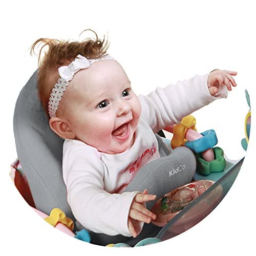 KidCo HuggaPod Portable Baby Seated Support - Situp Baby Seat, Portable Infant Sit Up Seat for Jumpers, Swings, and More, Machine Washable