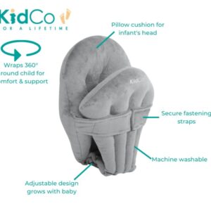 KidCo HuggaPod Portable Baby Seated Support - Situp Baby Seat, Portable Infant Sit Up Seat for Jumpers, Swings, and More, Machine Washable