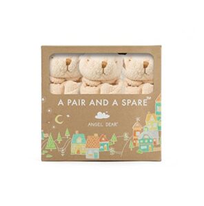 angel dear - beige bunny, pair and a spare set