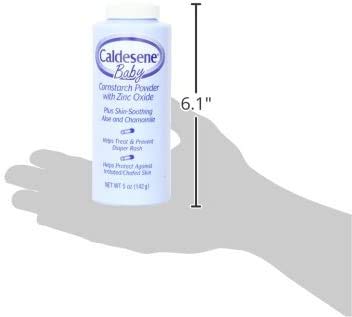 Caldesene Baby Cornstarch Powder With Zinc Oxide 5 oz (Pack of 2)