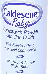 Caldesene Baby Cornstarch Powder With Zinc Oxide 5 oz (Pack of 2)