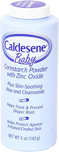 Caldesene Baby Cornstarch Powder With Zinc Oxide 5 oz (Pack of 2)