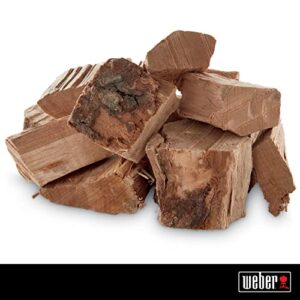 Weber Cherry Wood Chunks, for Grilling and Smoking, 4 lb.