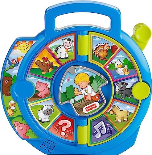 Fisher-Price Little People Toddler Learning Toy World of Animals See ‘N Say with Music and Sounds for Ages 18+ Months