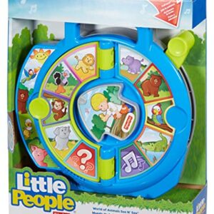 Fisher-Price Little People Toddler Learning Toy World of Animals See ‘N Say with Music and Sounds for Ages 18+ Months