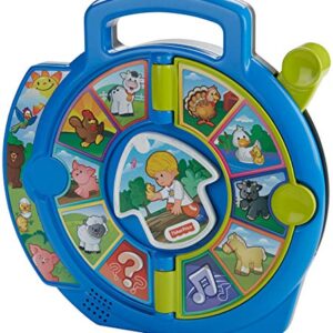 Fisher-Price Little People Toddler Learning Toy World of Animals See ‘N Say with Music and Sounds for Ages 18+ Months