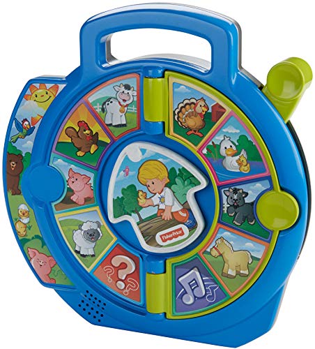 Fisher-Price Little People Toddler Learning Toy World of Animals See ‘N Say with Music and Sounds for Ages 18+ Months