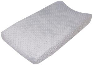 gerber changing pad cover, gray popcorn