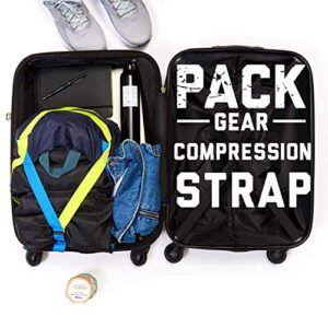 Compression Strap for Packable Luggage Organizer - Packing Our Collapsible Hanging Shelves in Your Suitcase Backpack & Carry-On Bags has Never Been Easier - Designed for Pack Gear Travel Accessories