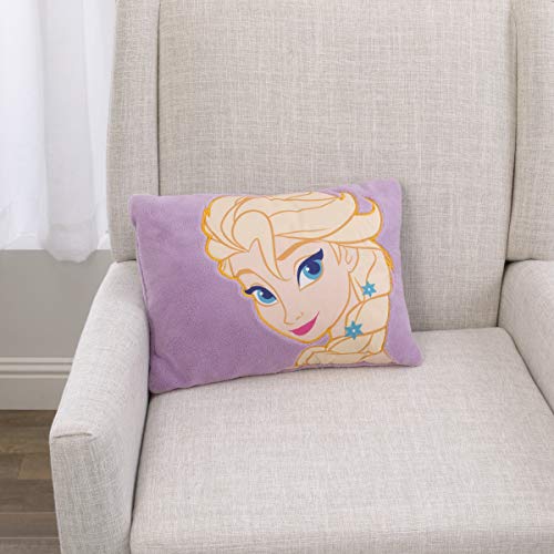 Disney Toddler Polyester Pillow, Frozen , 12x16 Inch (Pack of 1)