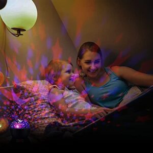 SCOPOW Star Projector Night Light for Kids Rotating Night Light on Ceiling Glow in The Dark for Bedroom Decor Starry Sky LED Lamp with Timer, Birthday Gifts Toys for Baby Toddler Girls Boys