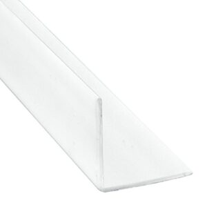 prime-line mp10066 corner shield with tape, 3/4 in. x 3/4 in., plastic construction, white (5 pack)