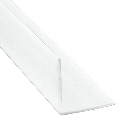 Prime-Line MP10066 Corner Shield with Tape, 3/4 In. x 3/4 In., Plastic Construction, White (5 Pack)