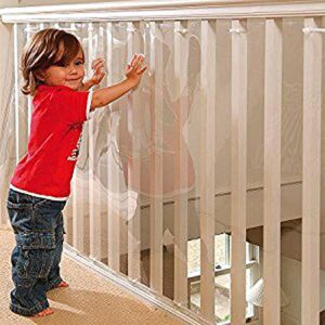 Kidkusion Clear View Outdoor Railguard, 15 Feet Long