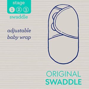 SwaddleMe Original Organic Swaddle – Size Small/Medium, 0-3 Months, 2-Pack (Starry Skies )