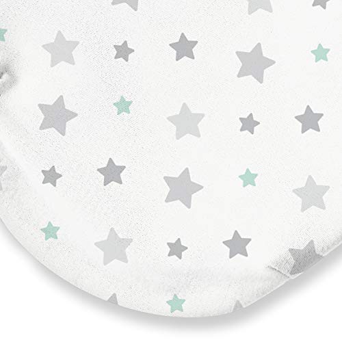 SwaddleMe Original Organic Swaddle – Size Small/Medium, 0-3 Months, 2-Pack (Starry Skies )