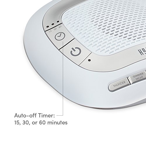 Homedics Rejuvenate White Noise Sound Machine. Travel Sound Machine for Sleep and Relaxing. Great for Travel, Nursery’s and Babies. 6 Relaxing Nature Sounds, Auto-off Timer