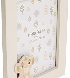 Disney Lion King Picture Frame with Character , 5x7 Inch (Pack of 1)