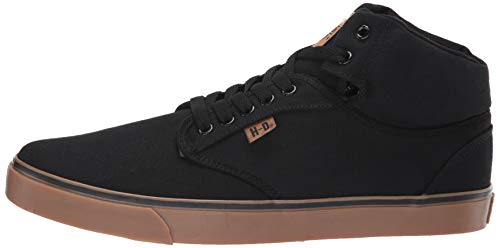 HARLEY-DAVIDSON FOOTWEAR Men's Wrenford Sneaker, Black, 12.0 M US