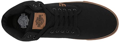 HARLEY-DAVIDSON FOOTWEAR Men's Wrenford Sneaker, Black, 12.0 M US