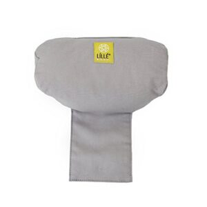 LÍLLÉbaby Ergonomic Washable Infant Pillow for Baby Carrier, Grey