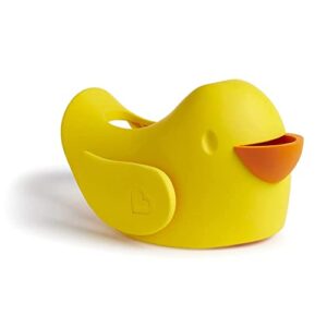 munchkin® beak™ bath spout cover safety guard with built-in bubble bath dispenser, yellow