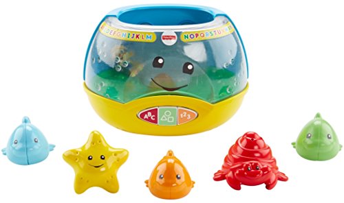 Fisher-Price Laugh & Learn Baby & Toddler Toy Magical Lights Fishbowl With Smart Stages Learning Content For Ages 6+ Months