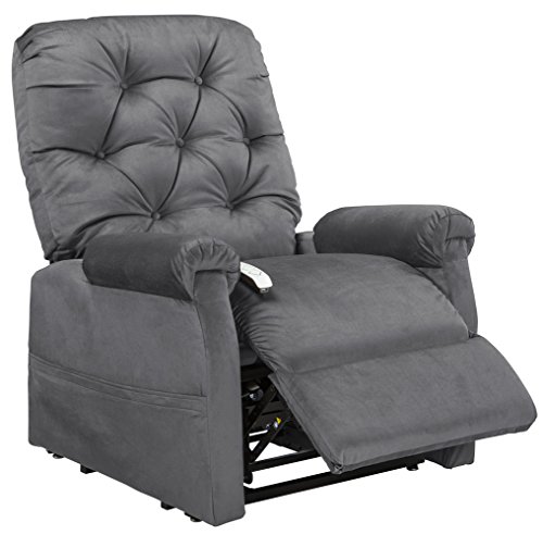 Mega Motion Classica Power Lift Chair Recliner- Charcoal (Curbside Delivery)