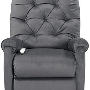 Mega Motion Classica Power Lift Chair Recliner- Charcoal (Curbside Delivery)