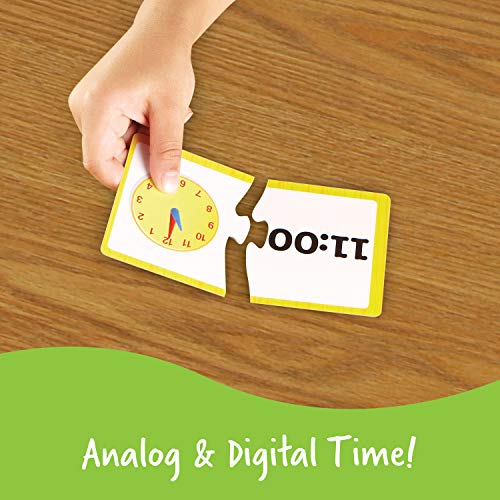 Learning Resources Time Activity Set - 41 Pieces, Ages 5+ Teaching Clocks for Kids, Telling Time, Homeschool Supplies, Kindergartner Learning Activities