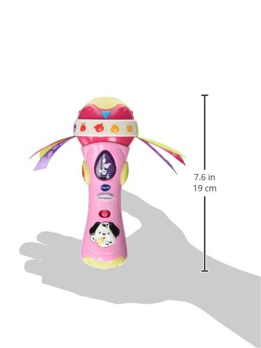 VTech Baby Babble and Rattle Microphone Amazon Exclusive, Pink