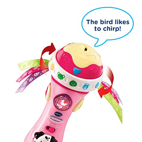 VTech Baby Babble and Rattle Microphone Amazon Exclusive, Pink