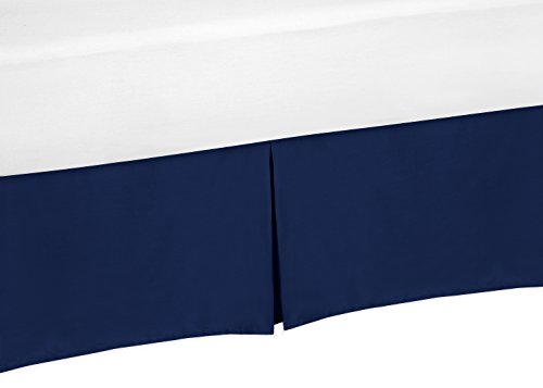 Navy Blue Crib Bed Skirt for Baby Bedding Sets