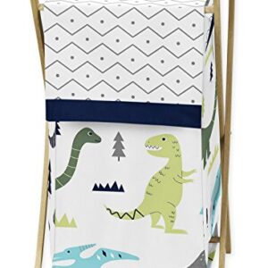 Baby Children Kids Clothes Laundry Hamper for Blue and Green Modern Dinosaur Bedding Set