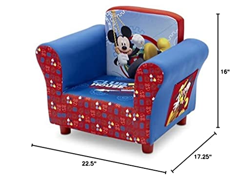 Delta Children Upholstered Chair, Disney Mickey Mouse