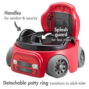 The First Years Training Wheels Racer Potty System | Easy to Clean and Easy to Use Potty Training Seat