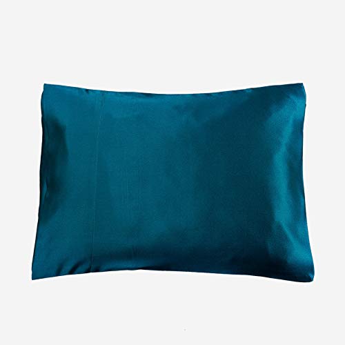 LilySilk 3101-11-30x40 100% Silk Pillowcase for Travel Pillows, 12 x 16, Dark Teal