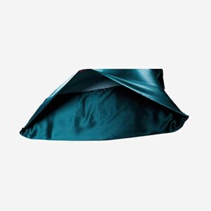 LilySilk 3101-11-30x40 100% Silk Pillowcase for Travel Pillows, 12 x 16, Dark Teal