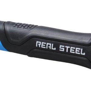 REAL STEEL 0508 Rubber Grip Forged Jacketed Graphite Drilling Sledge Hammer for Striking 3 lb