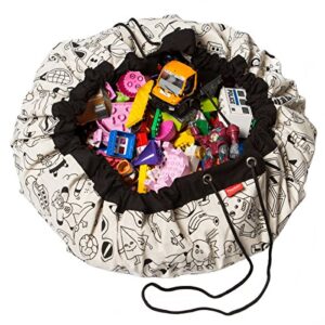 play & go designer collab storage bag, color- omy, diameter- 140 cm