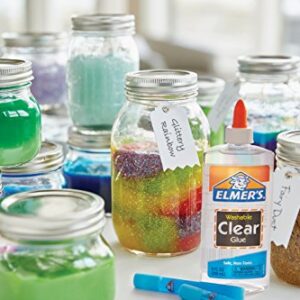 Elmer's Washable Glitter Glue, Frosty Colors, 5 Sticks, Great for Making Slime