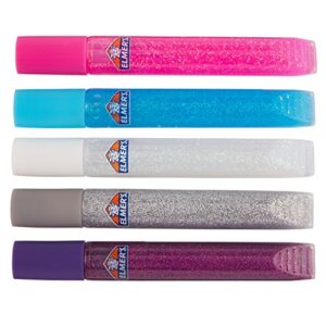 Elmer's Washable Glitter Glue, Frosty Colors, 5 Sticks, Great for Making Slime