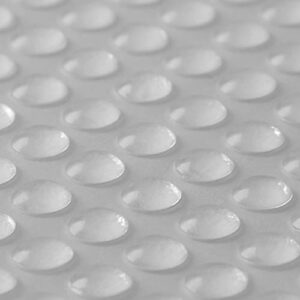 eshanmu self-adhesive clear rubber feet tiny bumpons 0.25" in diameter x 0.079" height pack/100pcs (6x2mm 100pcs)
