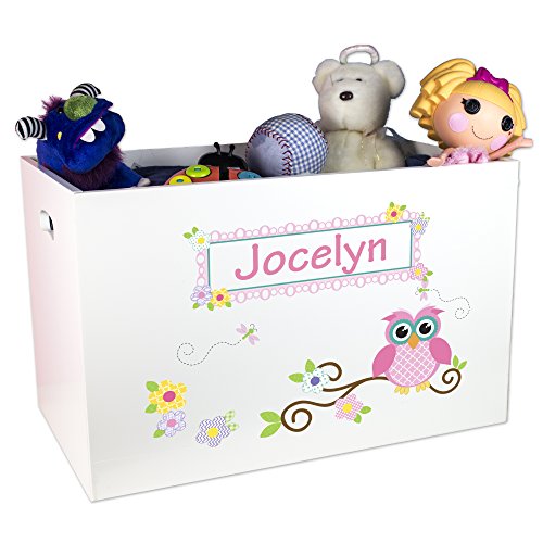 My Bambino Personalized Owl Toy Box