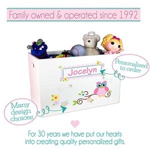 My Bambino Personalized Owl Toy Box