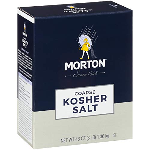 Morton Coarse Kosher Salt, 3 lbs. (pack of 2)