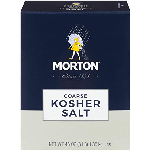 Morton Coarse Kosher Salt, 3 lbs. (pack of 2)