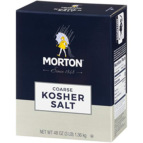 Morton Coarse Kosher Salt, 3 lbs. (pack of 2)